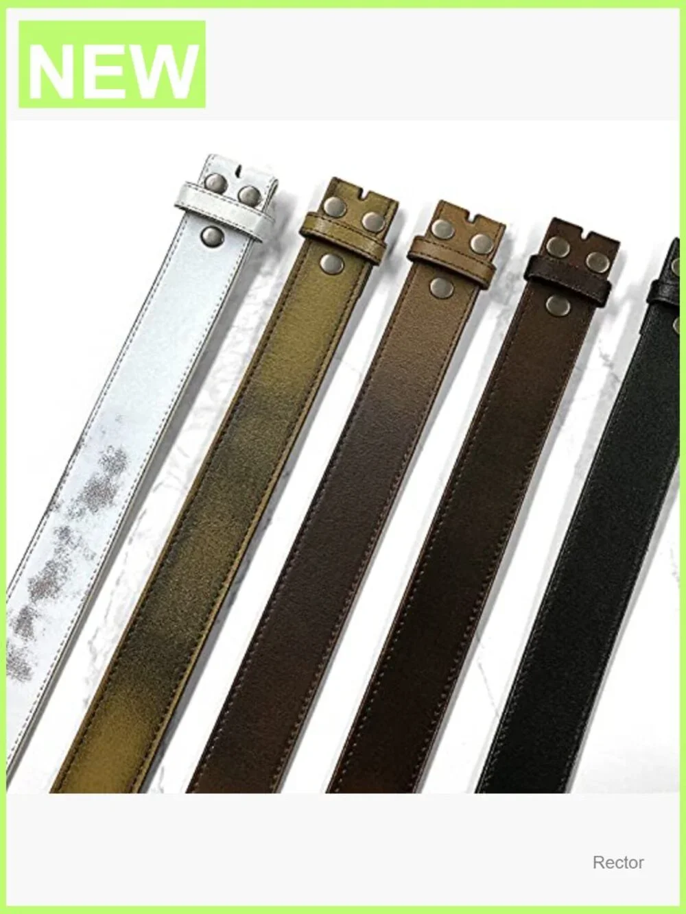 Vintage Casual Jean Replacement Belt Strap 1.5in Wide Multi-Style